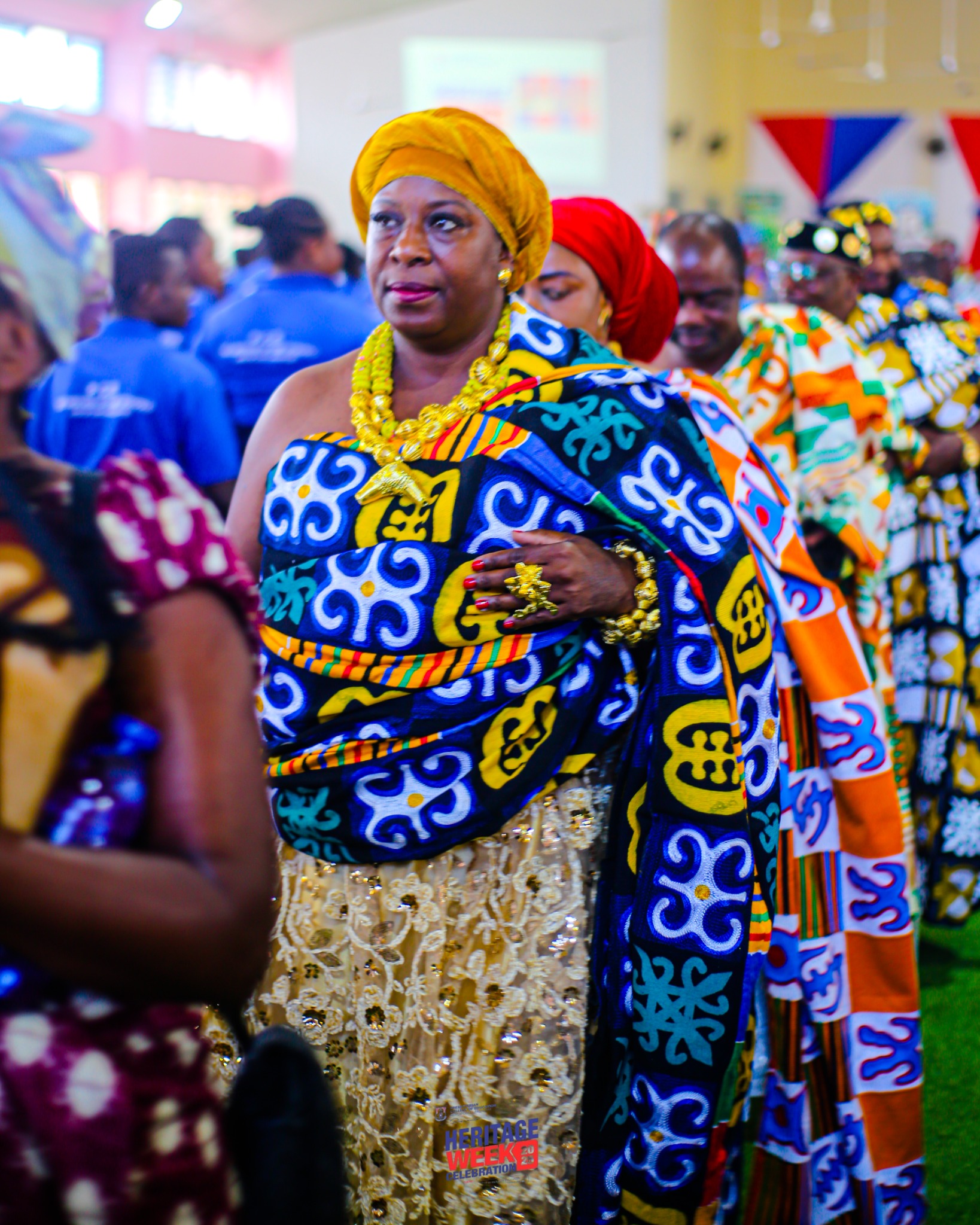 Traditional attire at the Heritage Week celebration